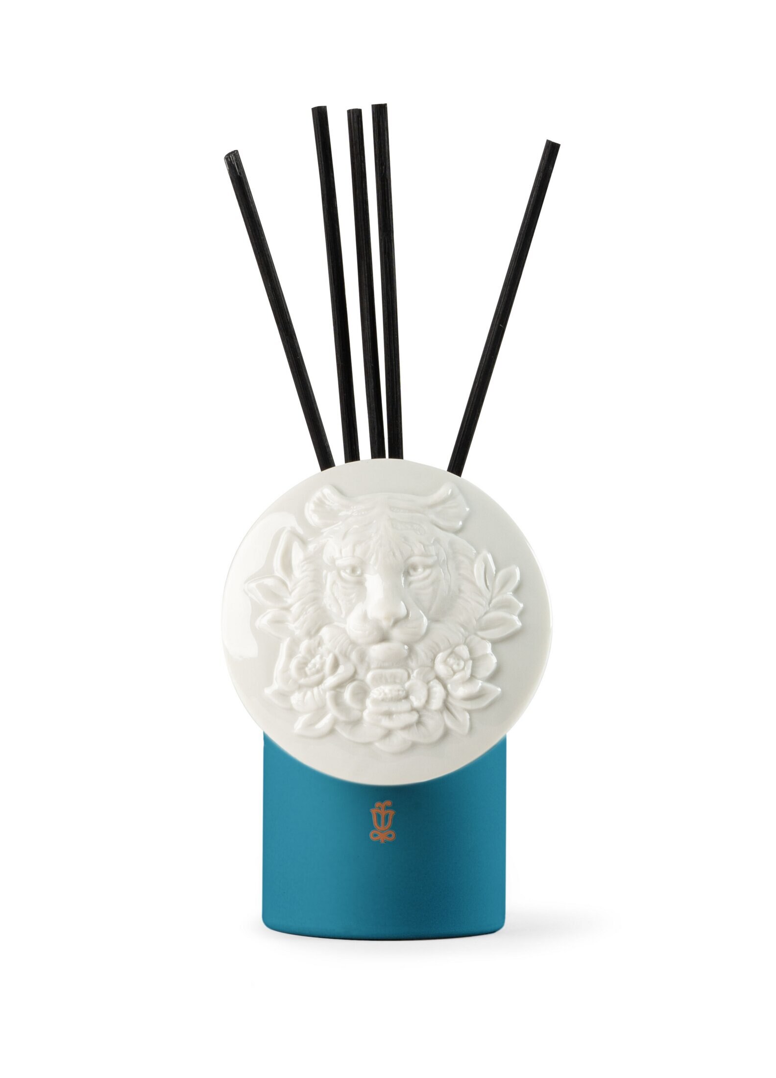 Imagen 2 de Difusor perfume Tigre Luz de Luna Lladró - Azul / Blanco Azul / Blanco