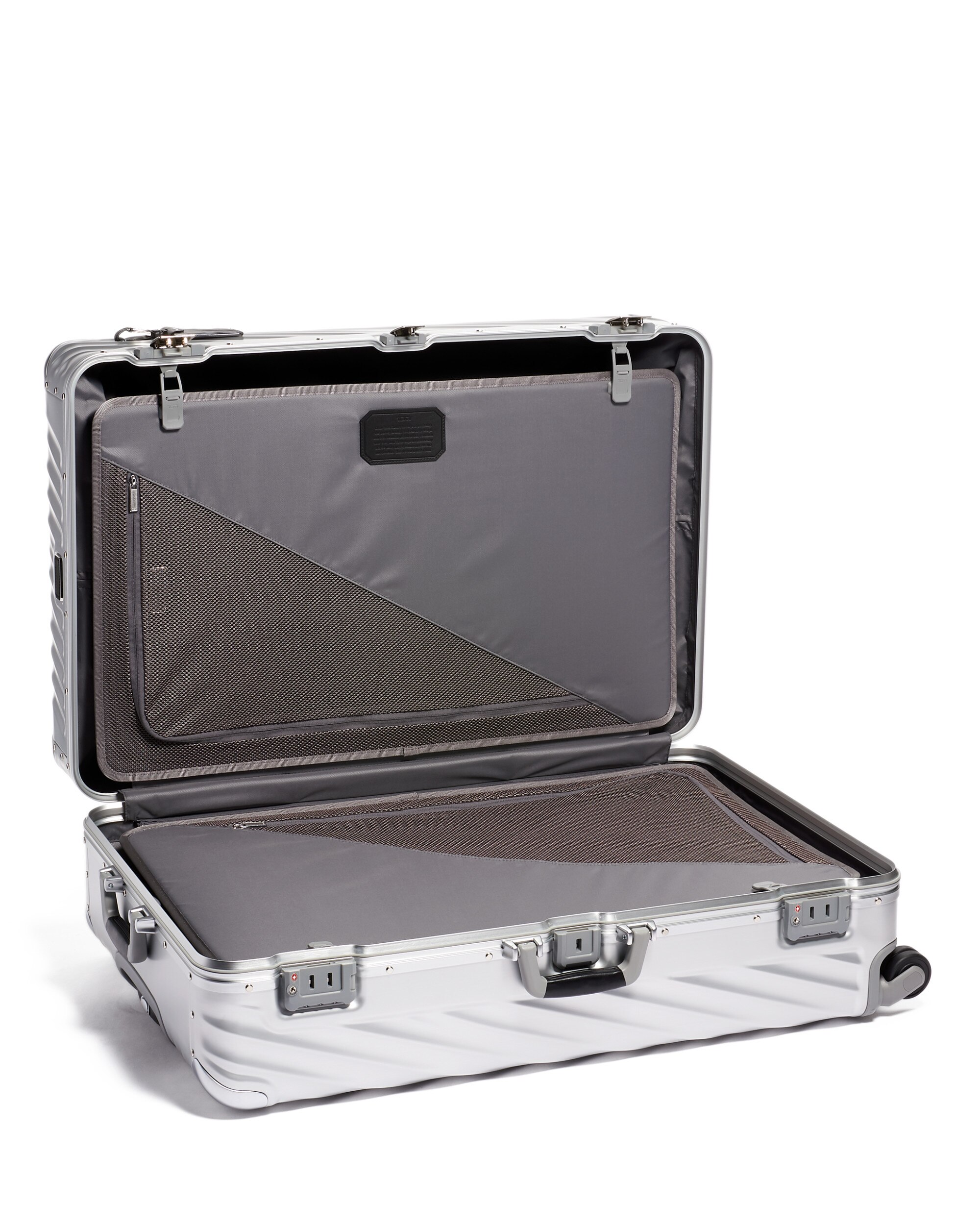 Maleta extragrande 19 Degree Aluminum para viajes por todo el mundo rígida con capacidad de 122 L - Tumi - Plata Cromada Plata Cromada-4