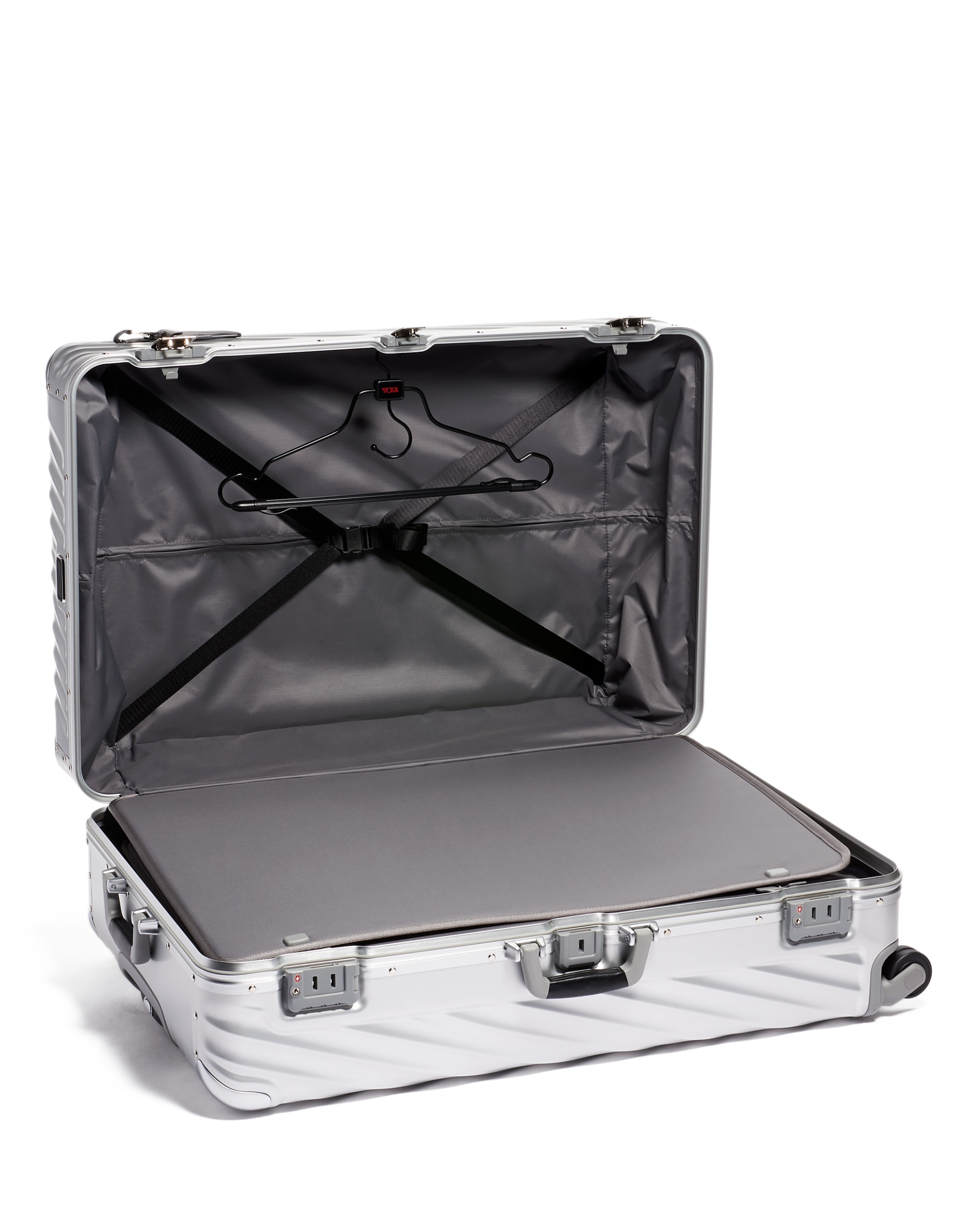 Maleta extragrande 19 Degree Aluminum para viajes por todo el mundo rígida con capacidad de 122 L - Tumi - Plata Cromada Plata Cromada-5