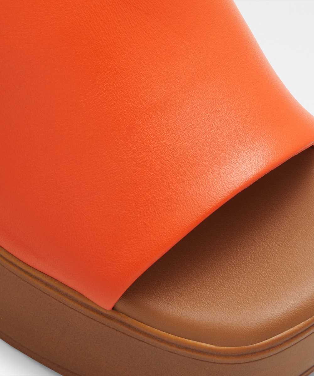 Mules de tacón de mujer con punta cuadrada - Aldo - Naranja Naranja-7