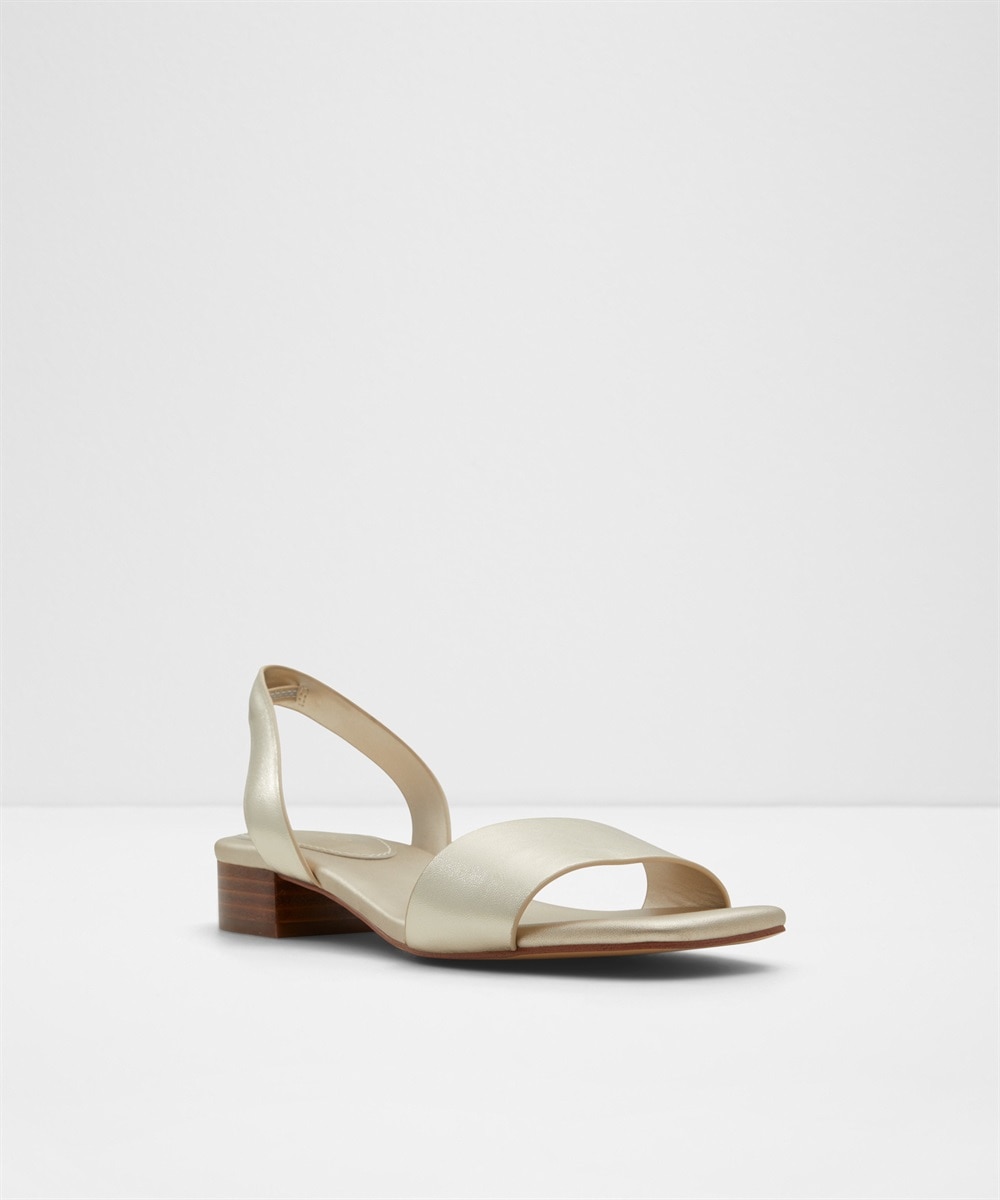 Sandalias planas de mujer con punta cuadrada - Aldo - Oro Oro-5