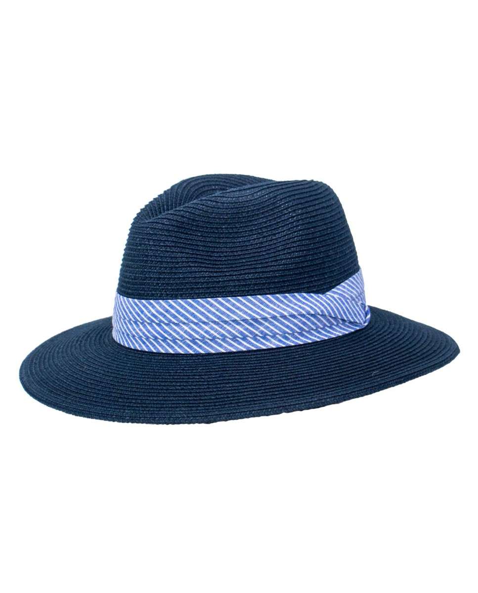 Imagen 0 de Sombrero de mujer tivoli con protección solar Azul marino