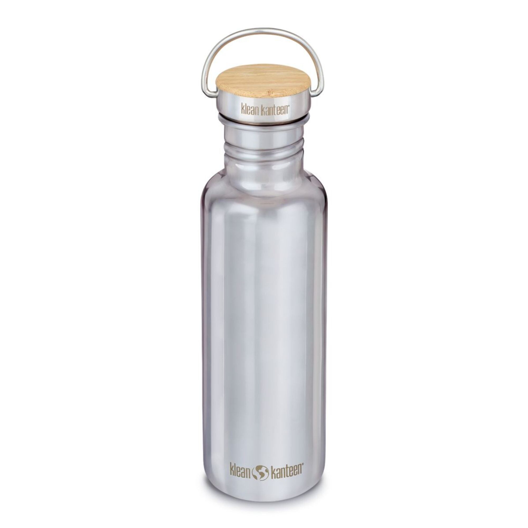 Botella de agua Reflect de 27oz con tapón Bamboo Cap Klean Kanteen