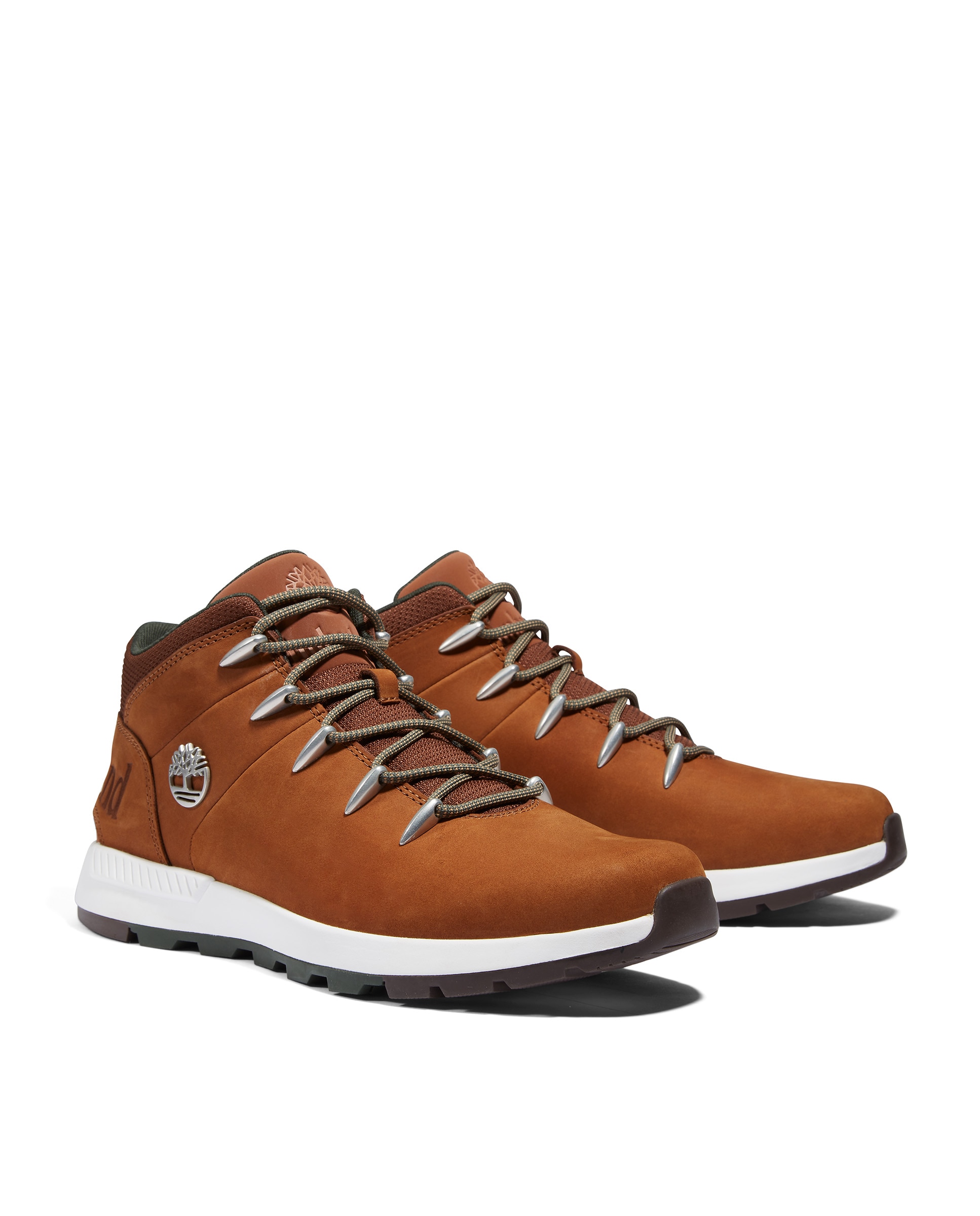 Imagen 4 de Zapatillas de media caña de hombre sprint trekker en cuero premium - Timberland - Marrón Marrón