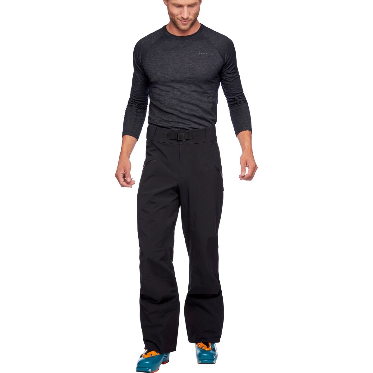 Pantalones de esquí de hombre Recon Stretch Ski Black Diamond - Negro Negro-3