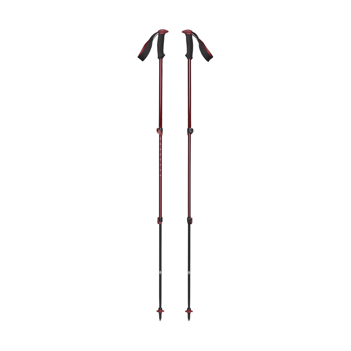 Imagen 2 de Bastones de trekking Trail Back Trek Black Diamond - Rojo Rojo