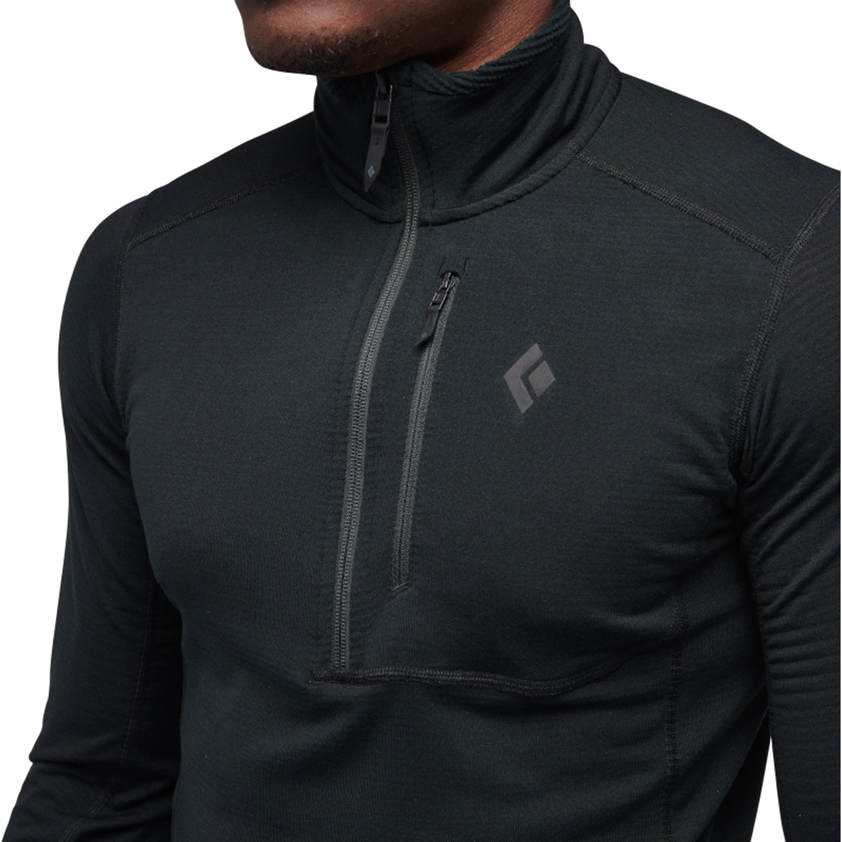 Forro Polar de hombre Coefficient Lt Qz Po Black Diamond - Negro Negro-4