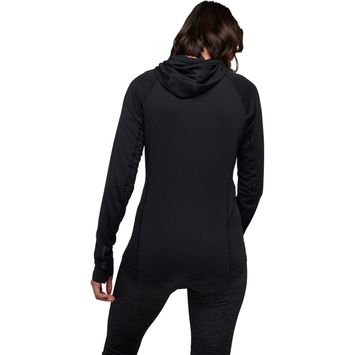 Forro Polar de mujer Coefficient Lt Hybrid Hoody Black Diamond - Negro Negro-3