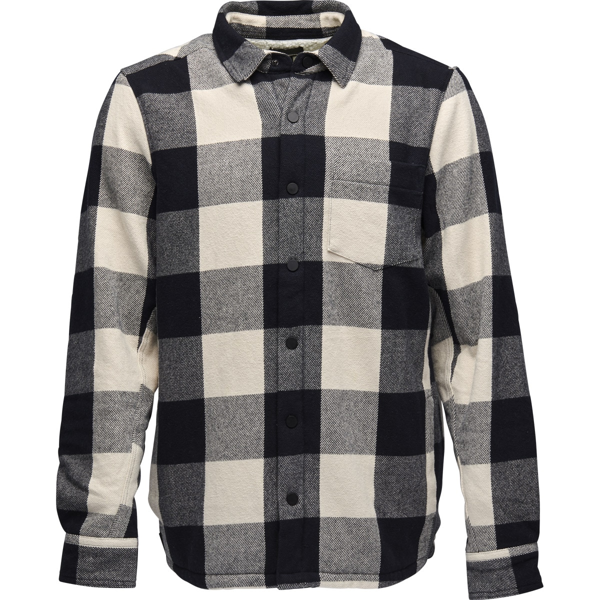 Imagen 0 de Camisa de hombre Project Lined Black Diamond Negro / Blanco