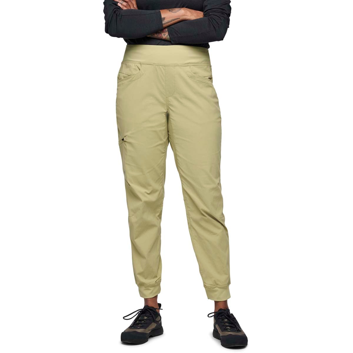 Pantalón de mujer Technician Jogger Black Diamond - Marrón claro Marrón claro-2