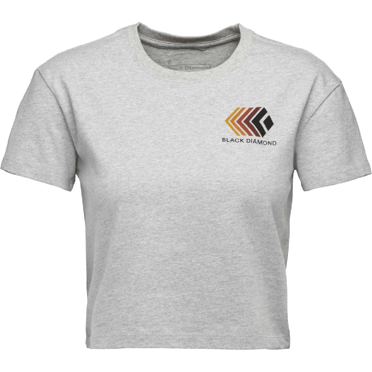 Imagen 0 de Camiseta de mujer Faded crop Black Diamond Gris