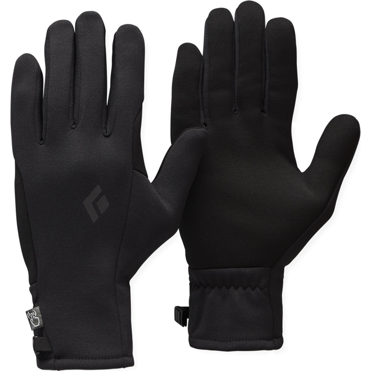 Imagen 0 de Guantes unisex Midweight Screentap Liners Black Diamond Negro
