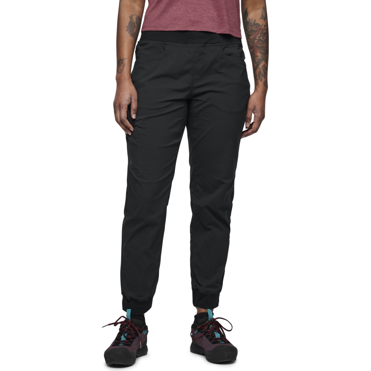 Pantalones de mujer W Technician Jogger Pants Black Diamond - Negro mate Negro mate-2