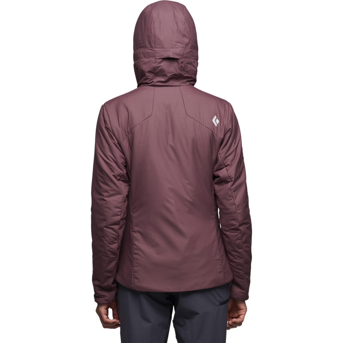 Chaqueta de mujer First Light Stretch Hoody Black Diamond - Granate Granate-4