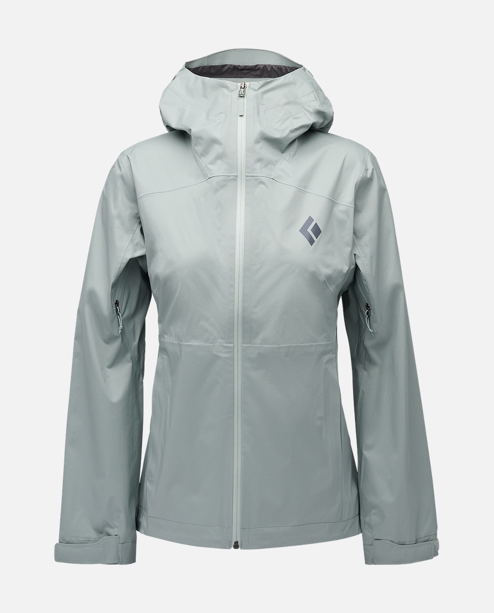 Chaqueta de esquí de mujer FINELINE STRETCH SHELL Black Diamond - Verde Verde-1