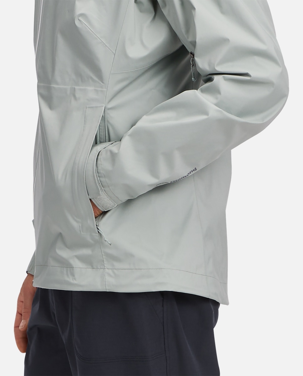 Chaqueta de esquí de mujer FINELINE STRETCH SHELL Black Diamond - Verde Verde-5