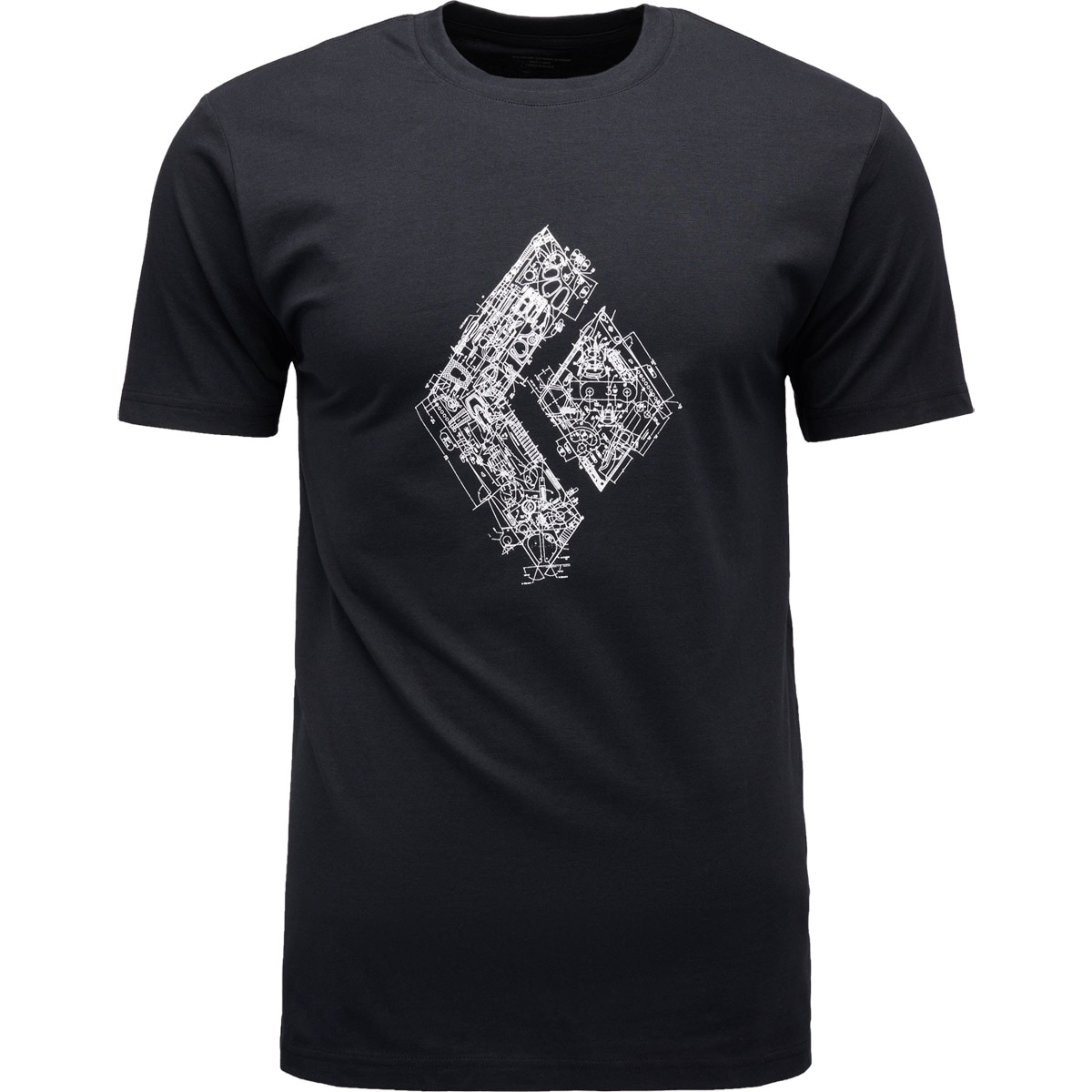 Imagen 1 de Camiseta de hombre M Engineered Diamond Ss Tee Black Diamond Negro