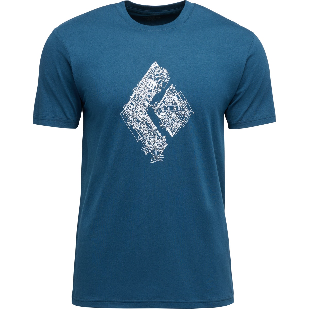 Imagen 1 de Camiseta de hombre M Engineered Diamond Ss Tee Black Diamond - Azul marino Azul marino