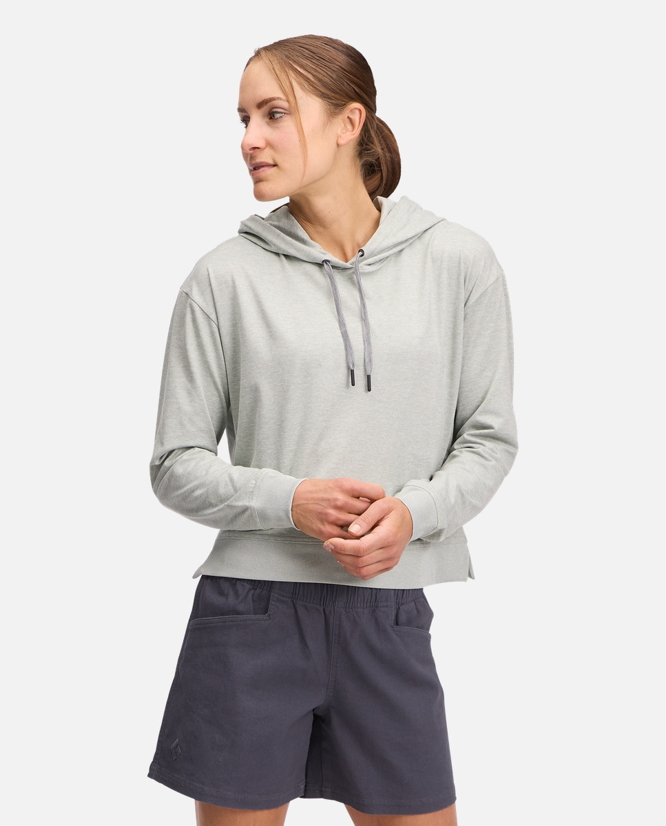 Sudadera de esquí de mujer CIRCUIT MIDLAYER Black Diamond - Verde Verde-2