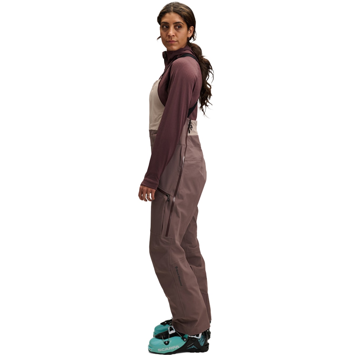 Pantalón de mujer Recon Black Diamond - Malva Malva-3