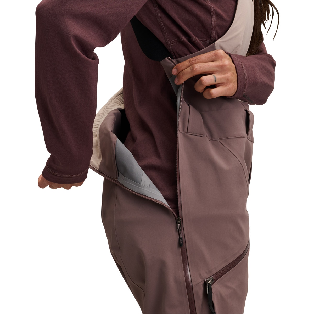 Pantalón de mujer Recon Black Diamond - Malva Malva-5