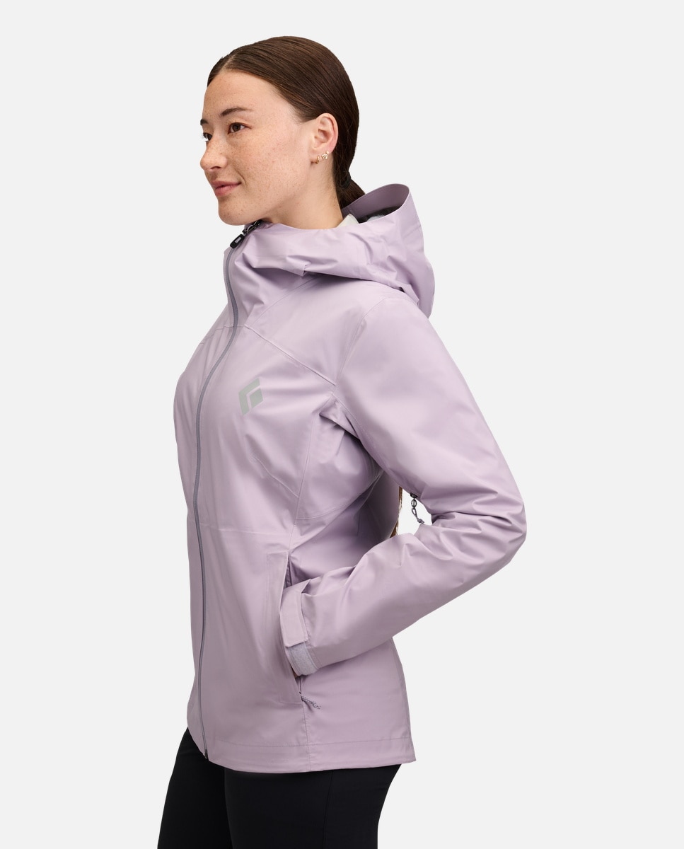 Chaqueta de esquí de mujer FINELINE STRETCH SHELL Black Diamond - Morado Morado-3