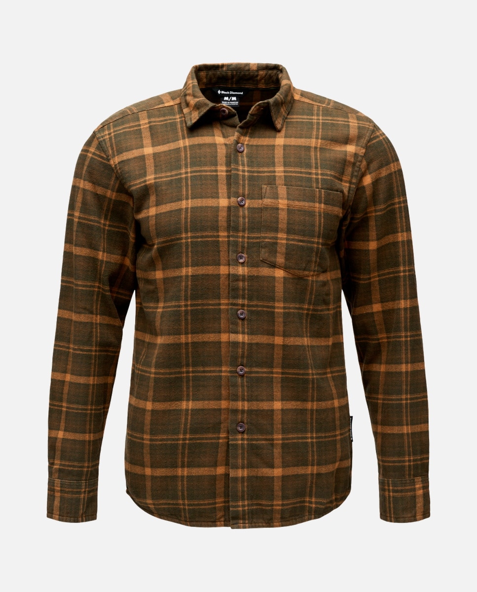 Imagen 0 de Camisa de esquí de hombre PROJECT FLANNEL Black Diamond Verde