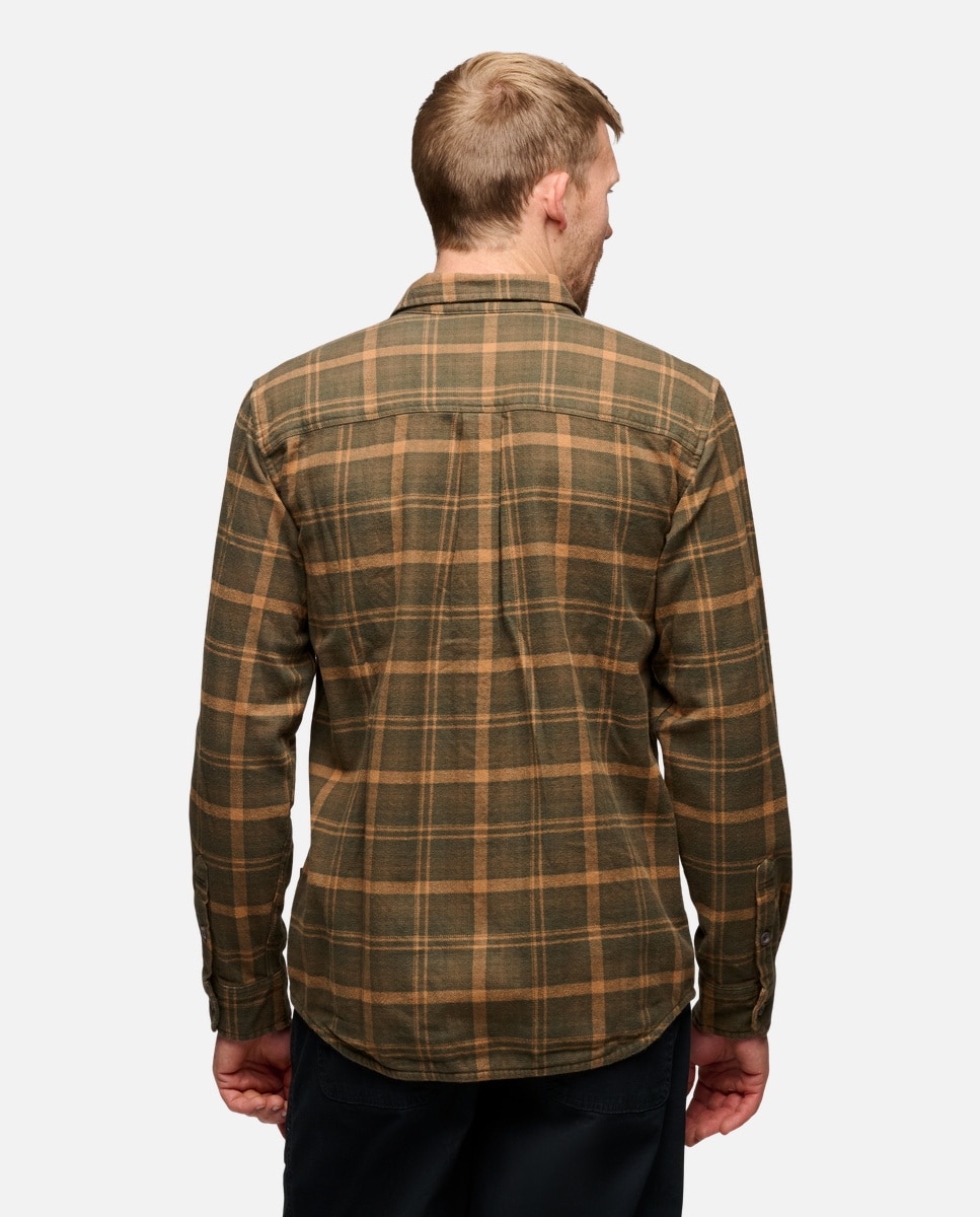 Camisa de esquí de hombre PROJECT FLANNEL Black Diamond - Verde Verde-4