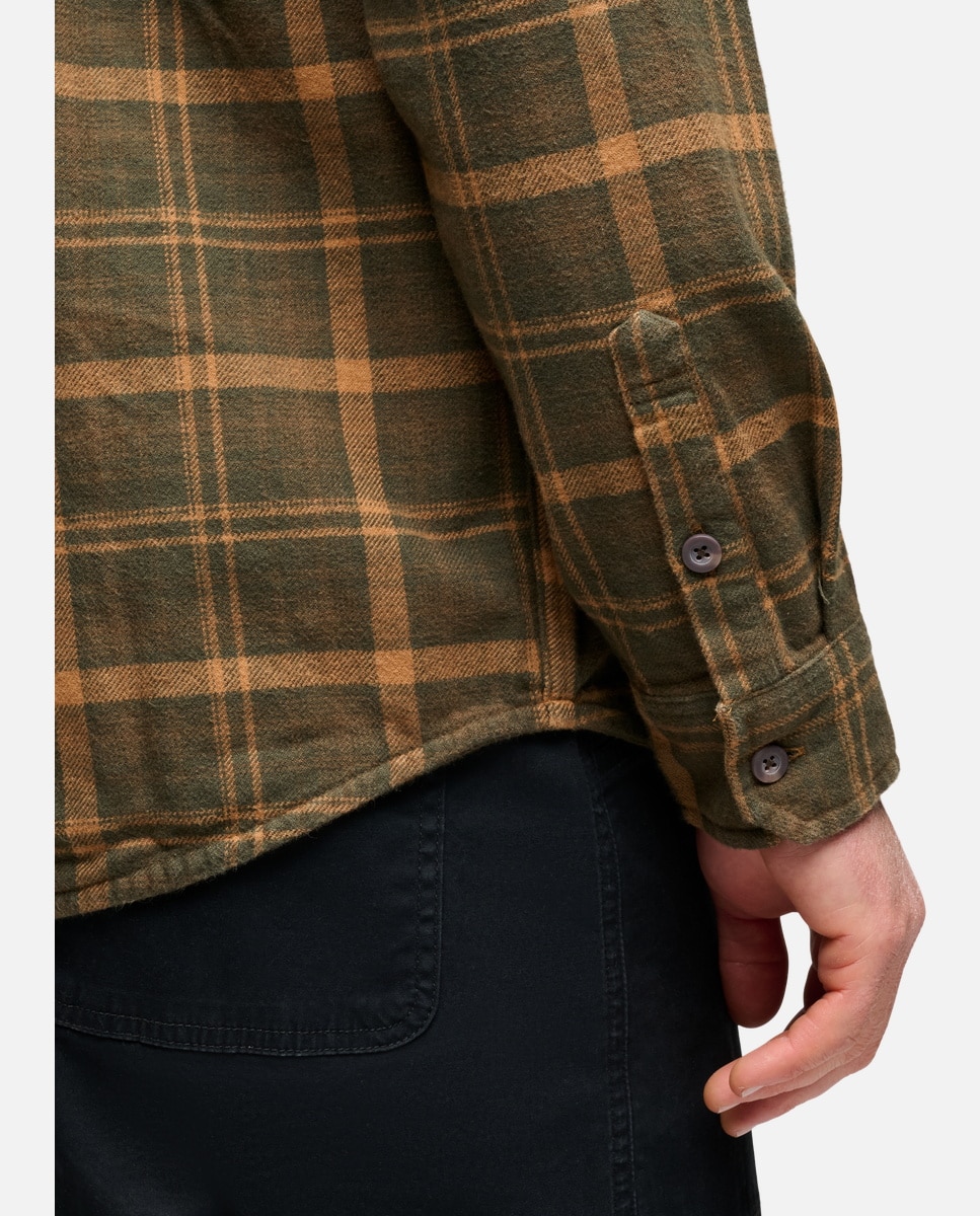 Camisa de esquí de hombre PROJECT FLANNEL Black Diamond - Verde Verde-5