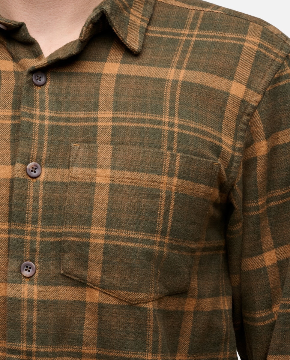 Camisa de esquí de hombre PROJECT FLANNEL Black Diamond - Verde Verde-7