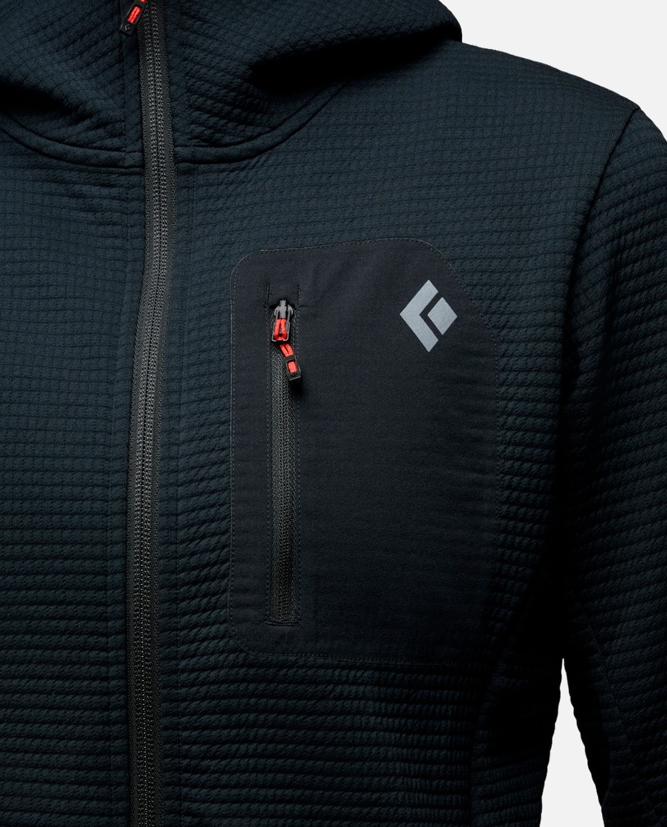 Forro polar de esquí de mujer DIVERGE FZ Black Diamond - Negro Negro-6