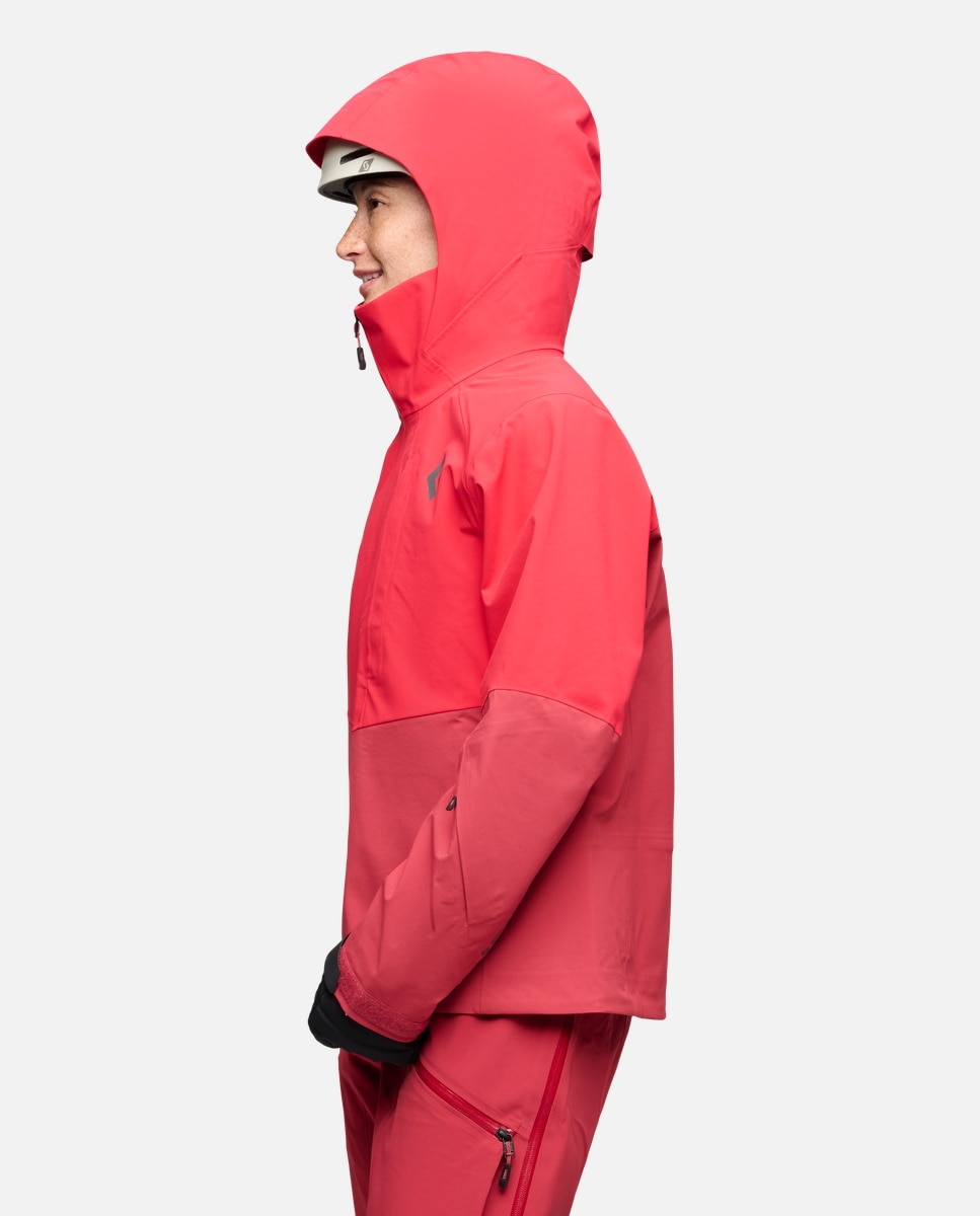 Imagen 3 de Chaqueta de esquí de mujer RECON STRETCH SKI SHELL Black Diamond - Rojo Rojo