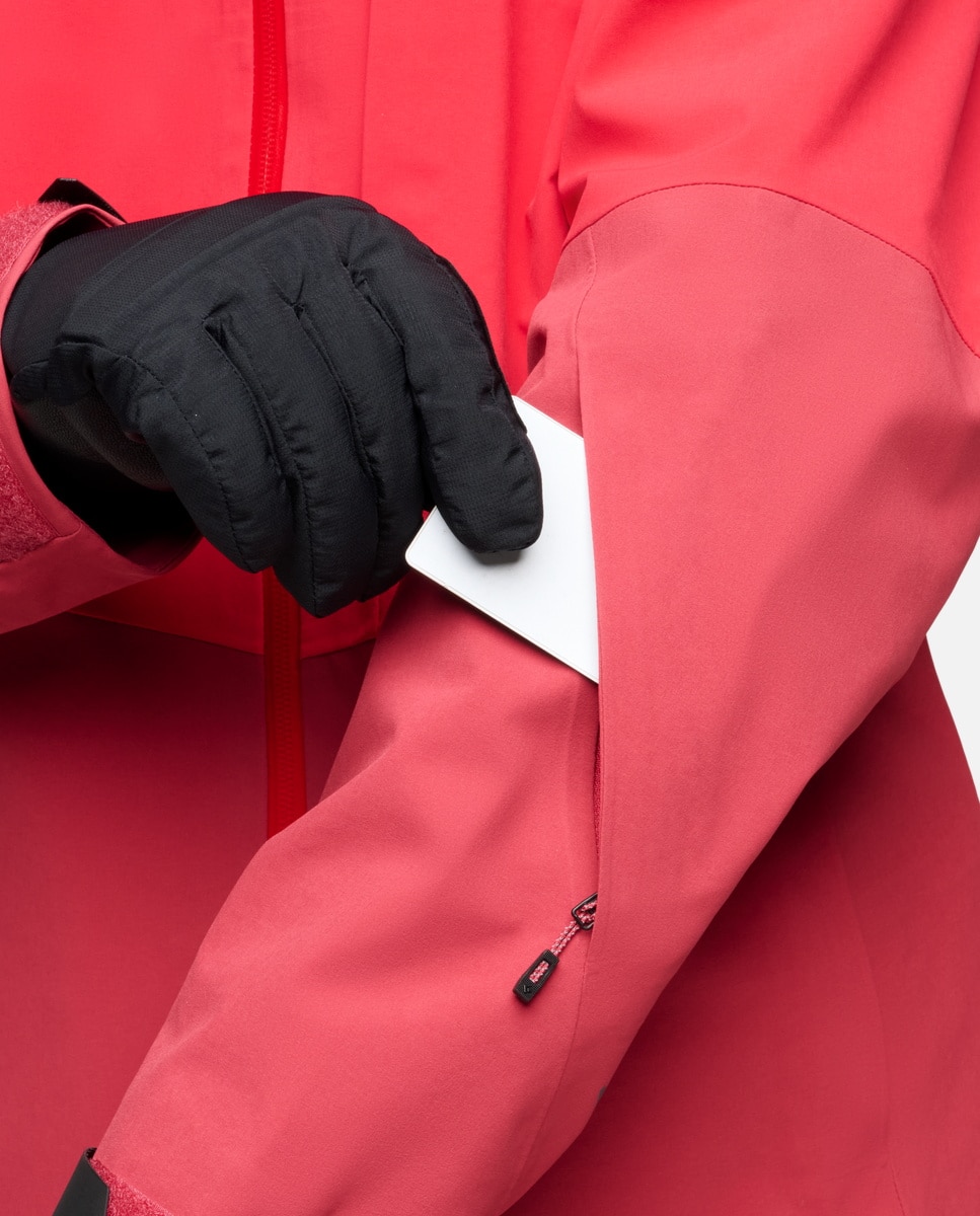 Imagen 10 de Chaqueta de esquí de mujer RECON STRETCH SKI SHELL Black Diamond - Rojo Rojo