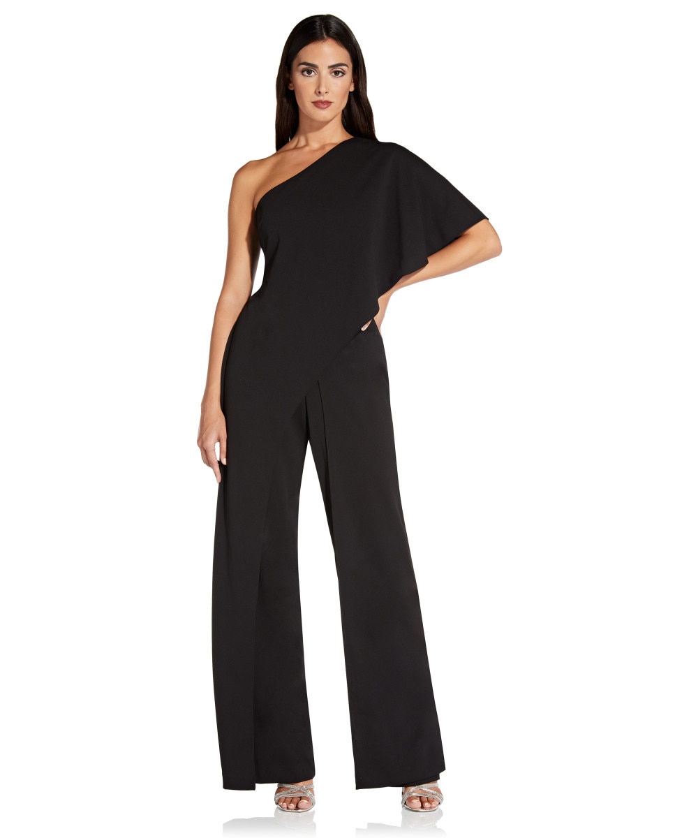 Mono de mujer asimétrico estilo túnica - Adrianna Papell - Negro Negro-1