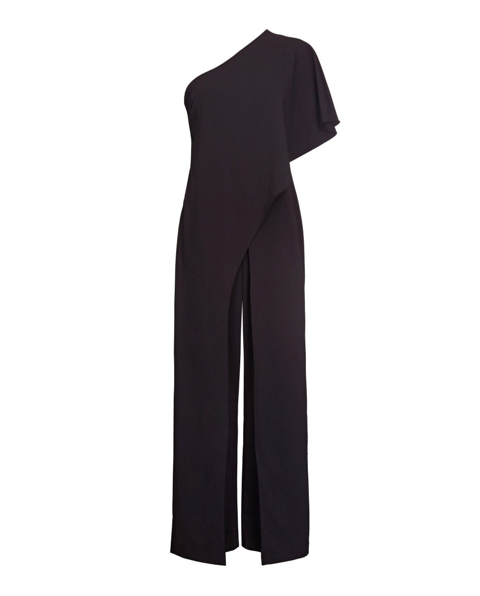 Mono de mujer asimétrico estilo túnica - Adrianna Papell - Negro Negro-2