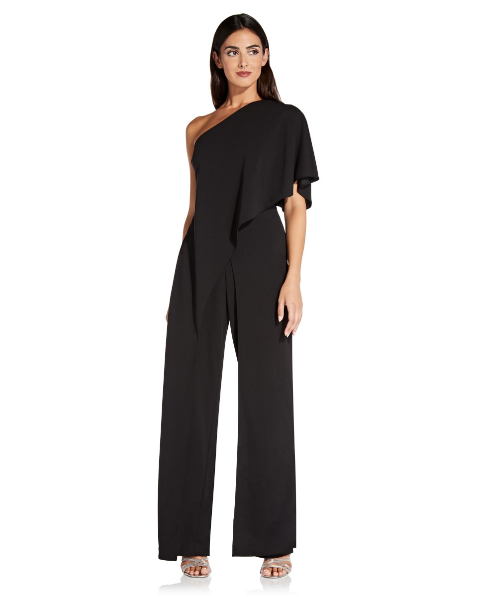 Mono de mujer asimétrico estilo túnica - Adrianna Papell - Negro Negro-4