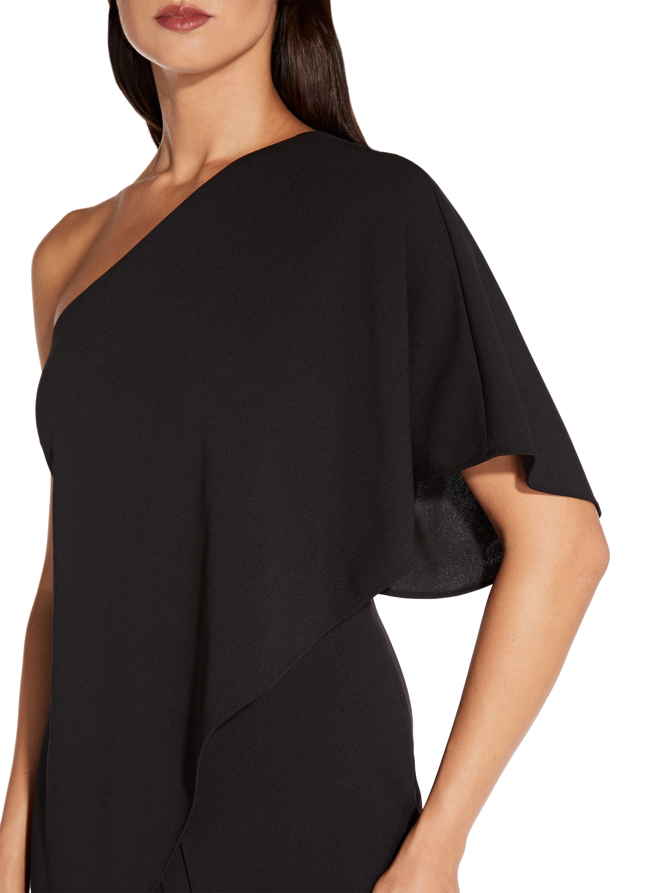 Mono de mujer asimétrico estilo túnica - Adrianna Papell - Negro Negro-6