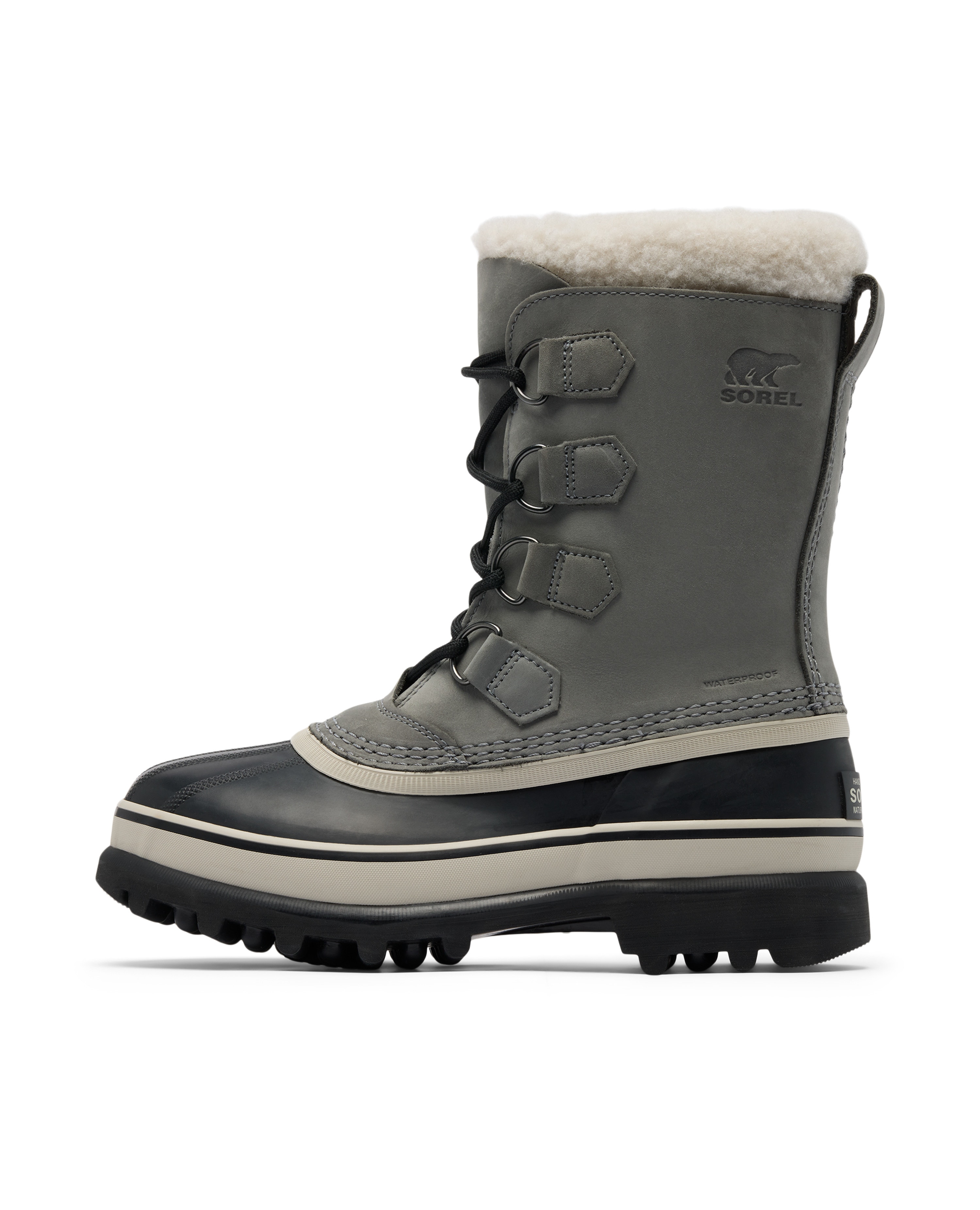 Botas de mujer de piel impermeable - Sorel - Gris Gris-4