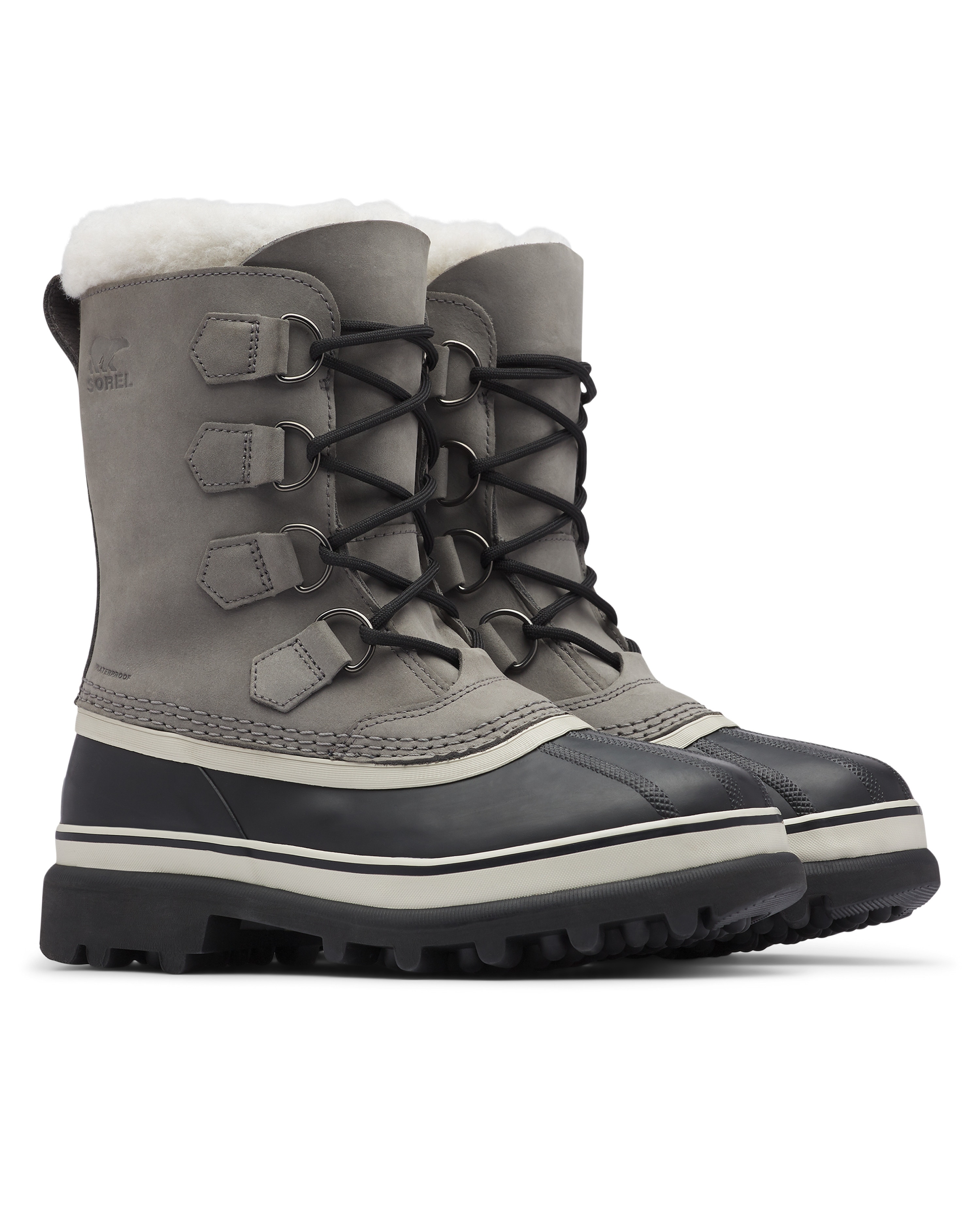 Botas de mujer de piel impermeable - Sorel - Gris Gris-6