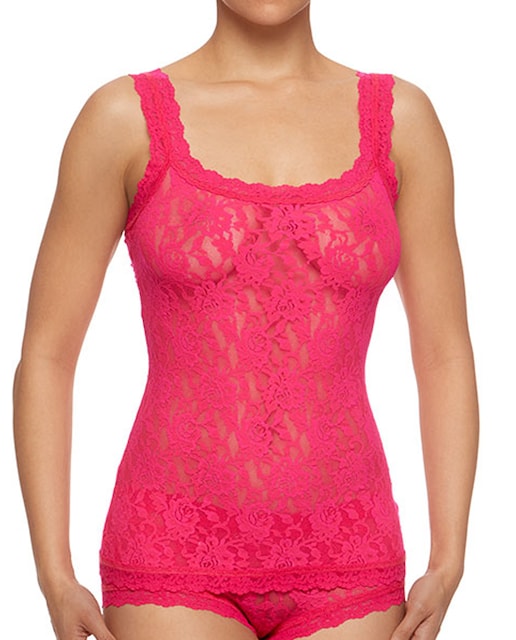 Imagen 0 de Camiseta interior de mujer de tirante ancho con encaje