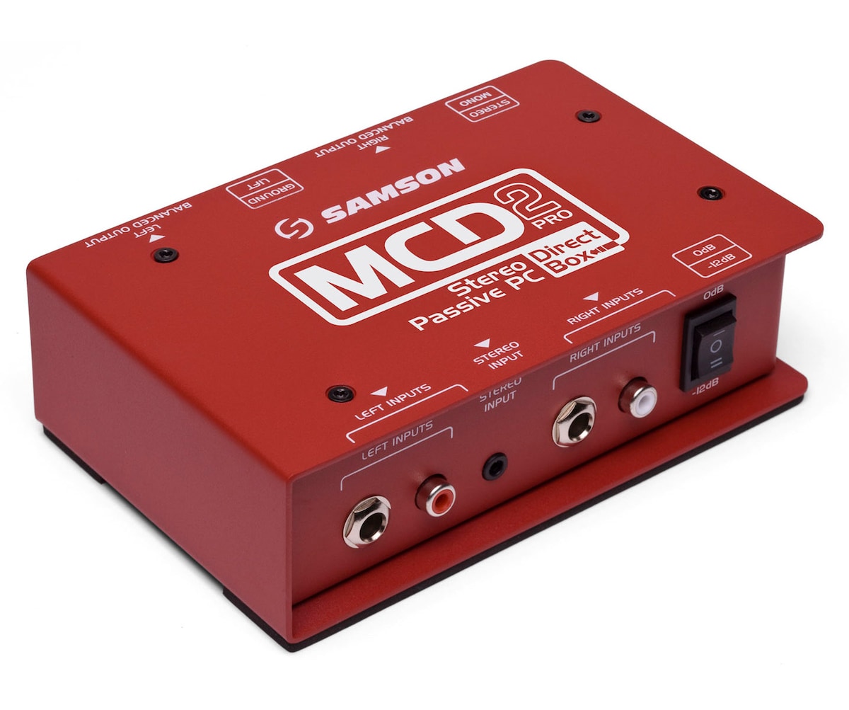 Caja de Inyección Samson S-Max Mcd2Pro Rojo-1