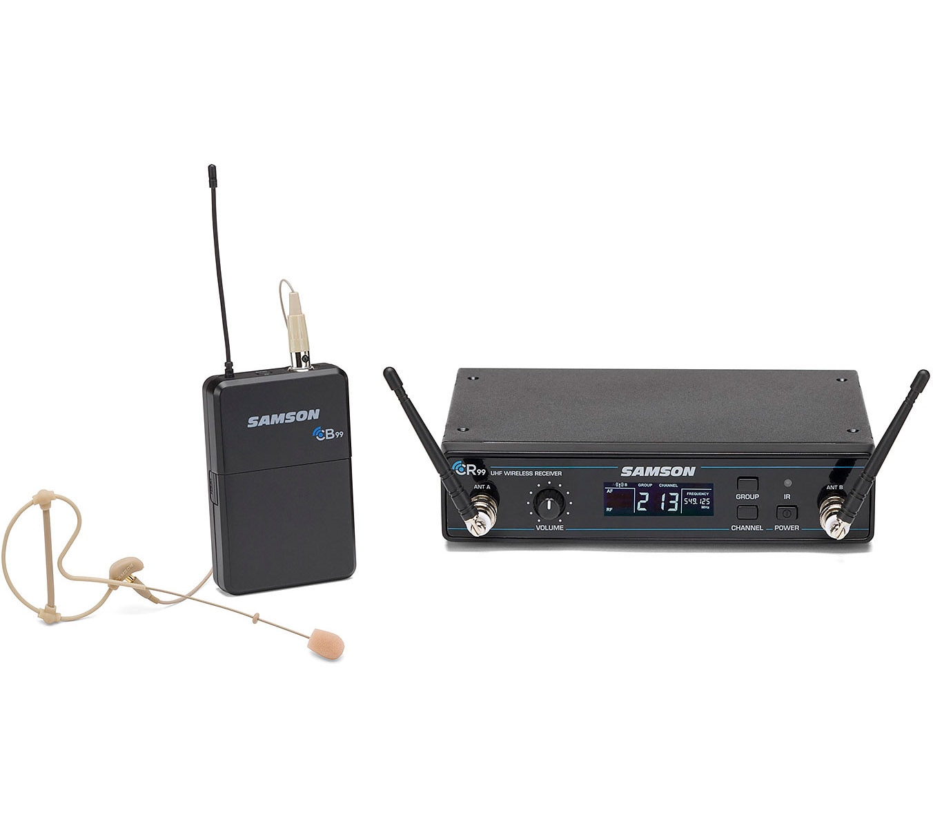 Samson - Sistema Wireless: Headset (Cabeza) Samson concert 99 Se10 (F).