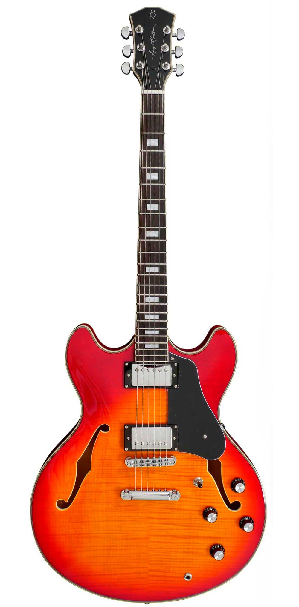 Imagen 0 de Guitarra Eléctrica Hollowbody Sire Guitars H7 CS Cherry Sunburst Marrón