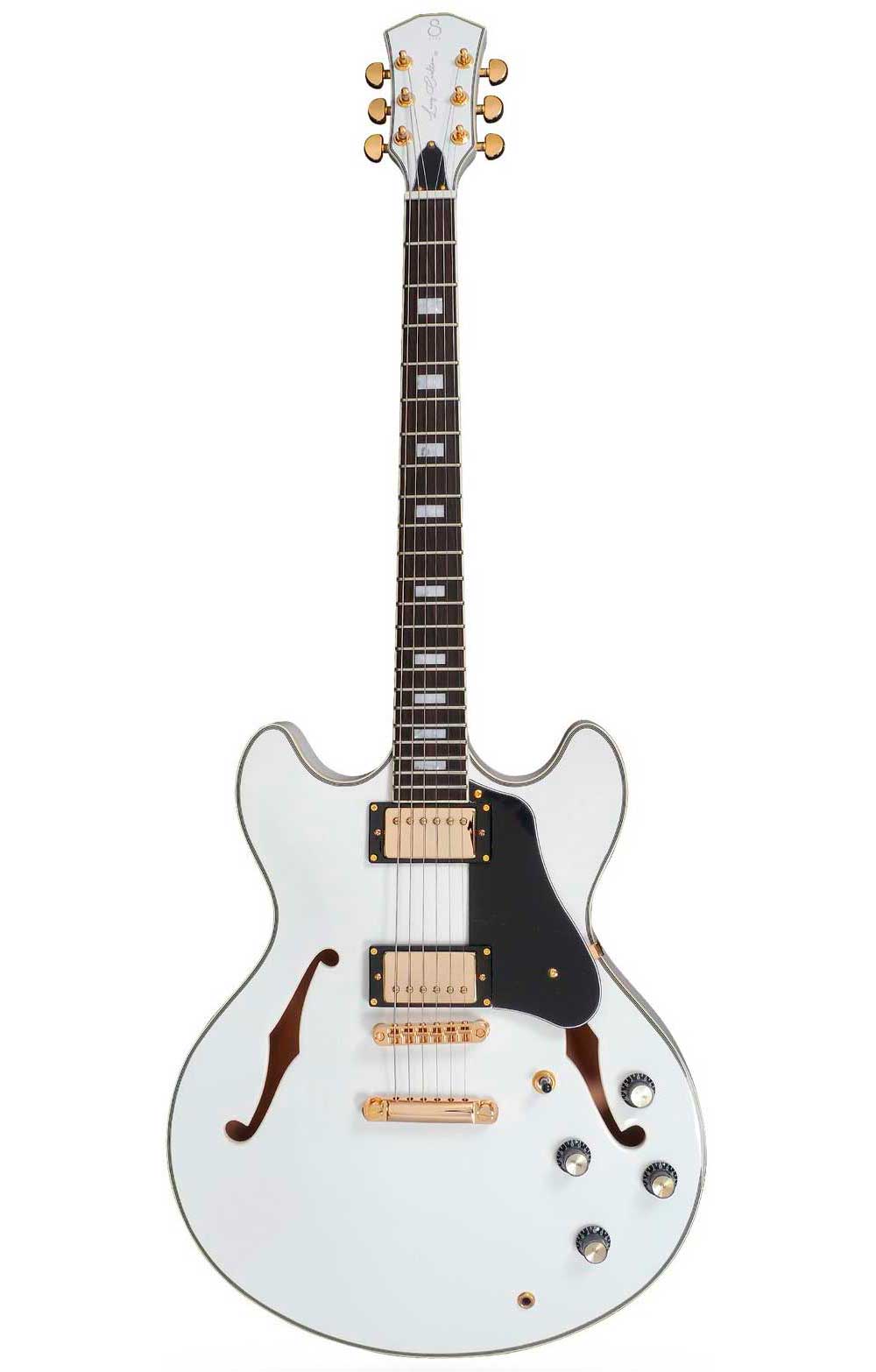 Imagen 0 de Guitarra Eléctrica Hollowbody Sire Guitars H7 WH White Blanco