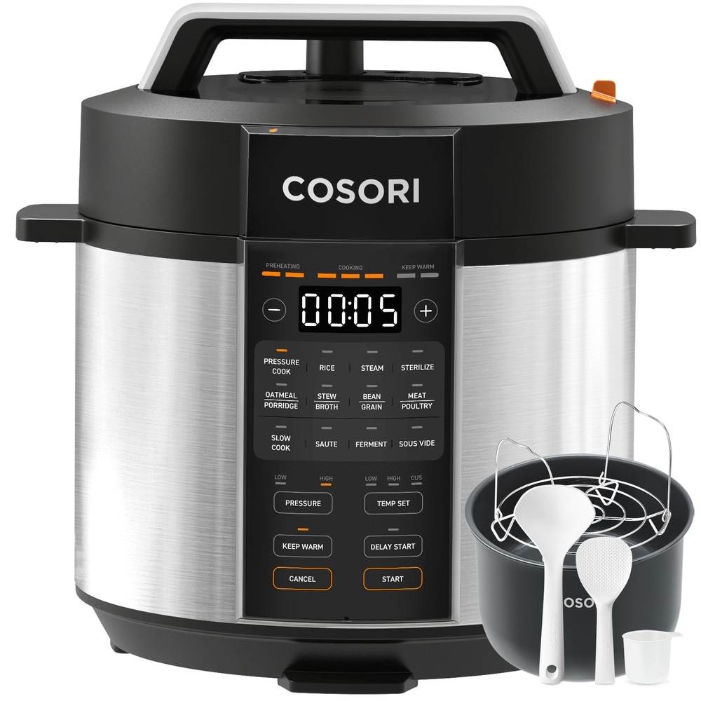 Olla a presión eléctrica Cosori CMC-CO601-SEU 5,7L - Acero Inox Acero Inox-2