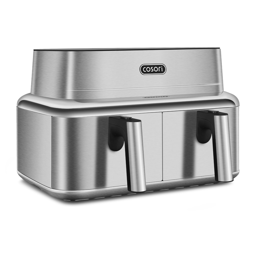 Freidora de aire Inteligente Cosori ICONIC™ Dual de 8,6 L - Acero Inox Acero Inox-2