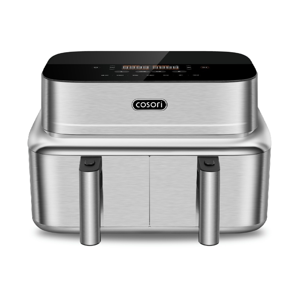 Freidora de aire Inteligente Cosori ICONIC™ Dual de 8,6 L - Acero Inox Acero Inox-3