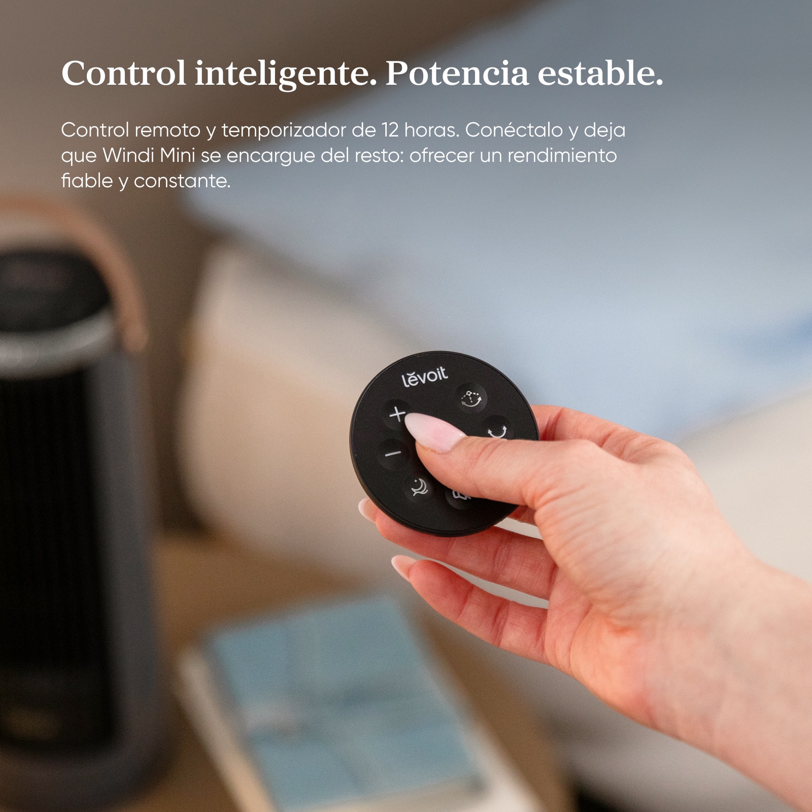 Imagen 4 de Ventilador de torre Levoit Windi Mini - Negro Negro