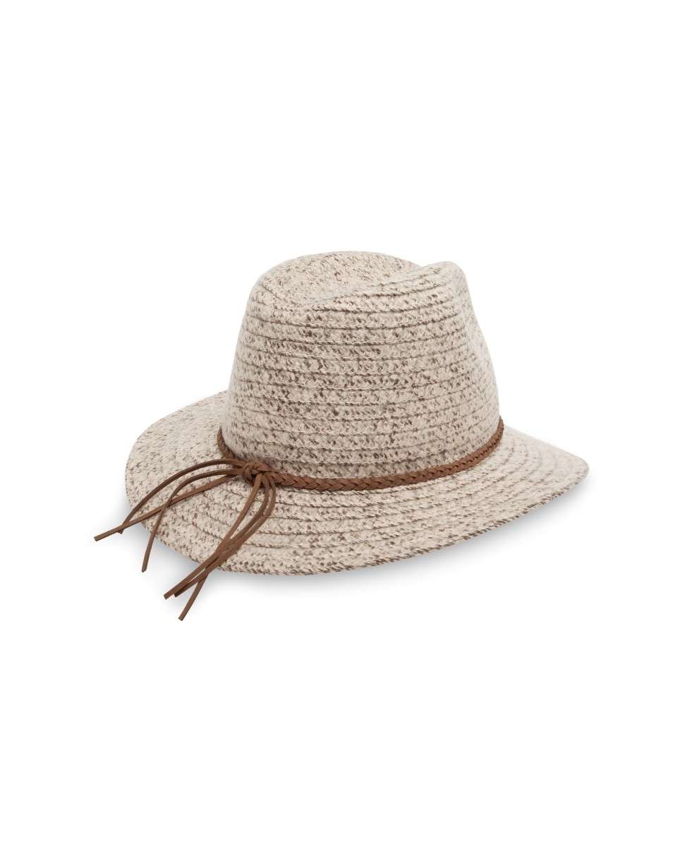 Sombrero de mujer Camden con protección solar - Illums - Marrón Marrón-3