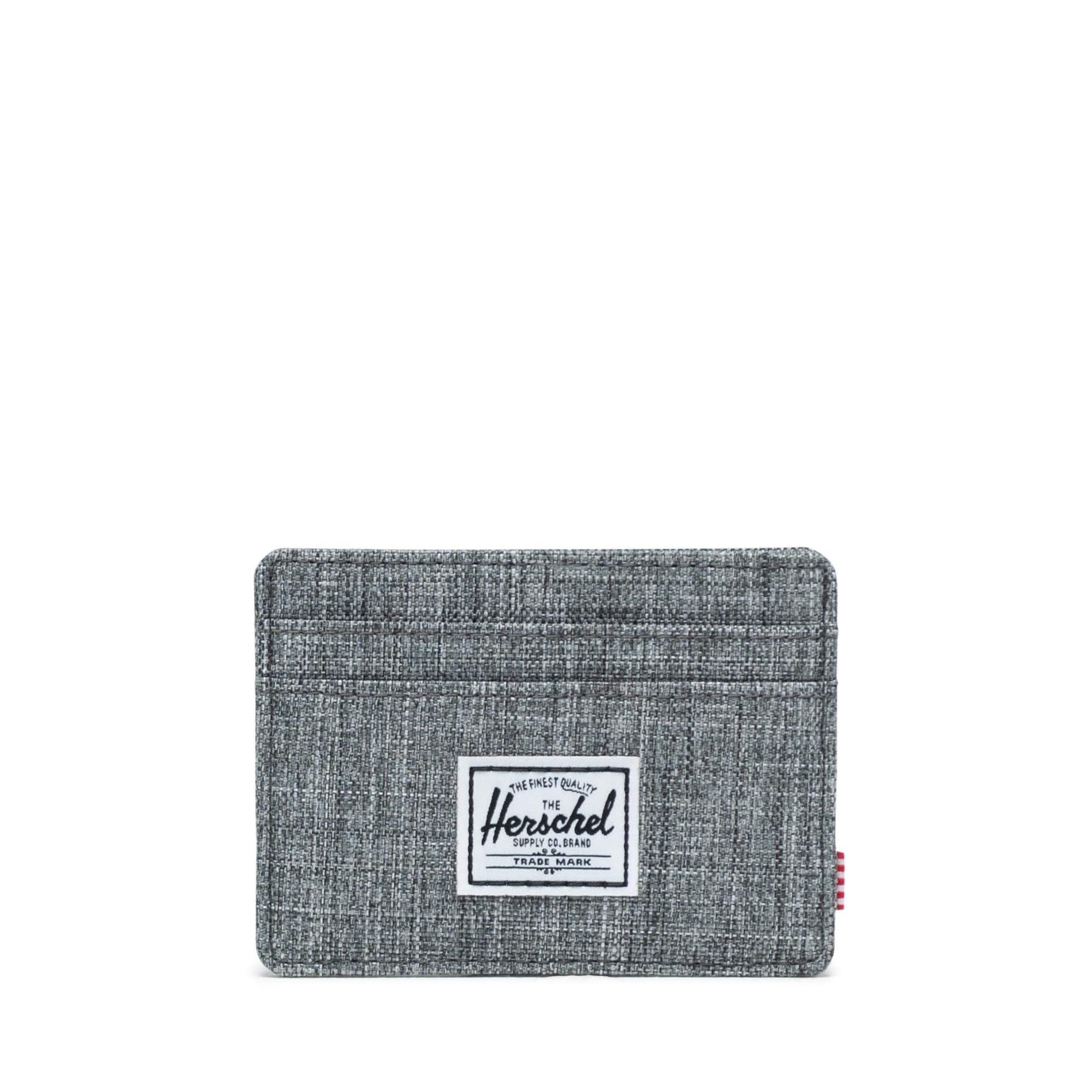 Tarjetero unisex en tejido color - Herschel - Gris claro Gris claro-1